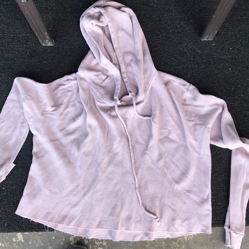 Brandy Melville John Galt cropped hoodie